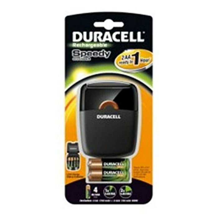 Duracell Cargador CEF27EU-EU con 2 pilas AA y 2 pilas AAA
