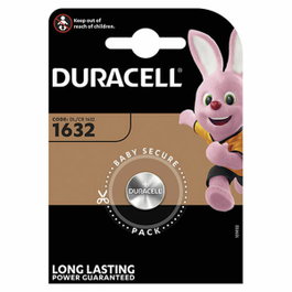 Duracell Pila de Botón de Litio CR1632 3V, 1 Unidad