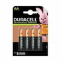 Duracell Pack de 4 Pilas Recargables AA 1300 mAh HR6-B