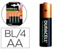 Duracell Pack de 4 Pilas Recargables AA HR06-P 2500 mAh