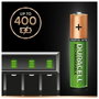 Duracell Pack de 4 Pilas AAA Recargables StayCharged 1.2V 900 mAh