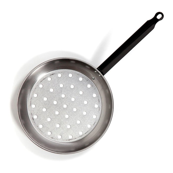 Vaello Sartén Asadora para Castañas Ø26 cm Acero Pulido Laminado en Frío Vaello Sartén Asadora para Castañas Ø26 cm Acero Pulido Laminado en Frío