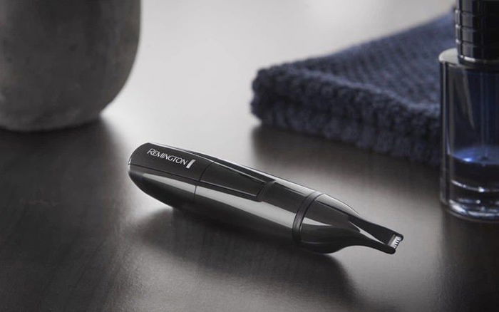 REMINGTON - Cortapelos eléctrico para nariz, orejas y cejas, recargable USB