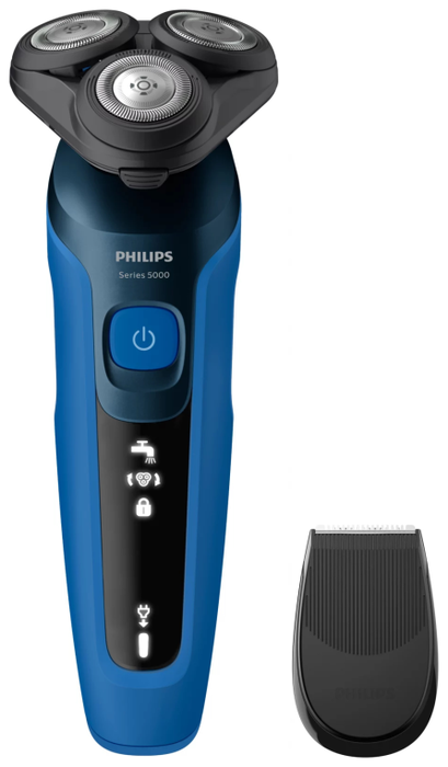 Philips Shaver Serie 5000 S5466/17 con Recortador y Tapa Protectora, Azul/Negro Philips Shaver Serie 5000 S5466/17 con Recortador y Tapa Protectora, Azul/Negro