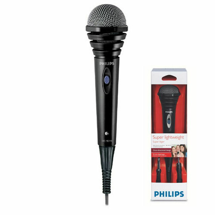 Philips Micrófono SBCMD110/00 Dinámico Omnidireccional con Diafragma de 25mm