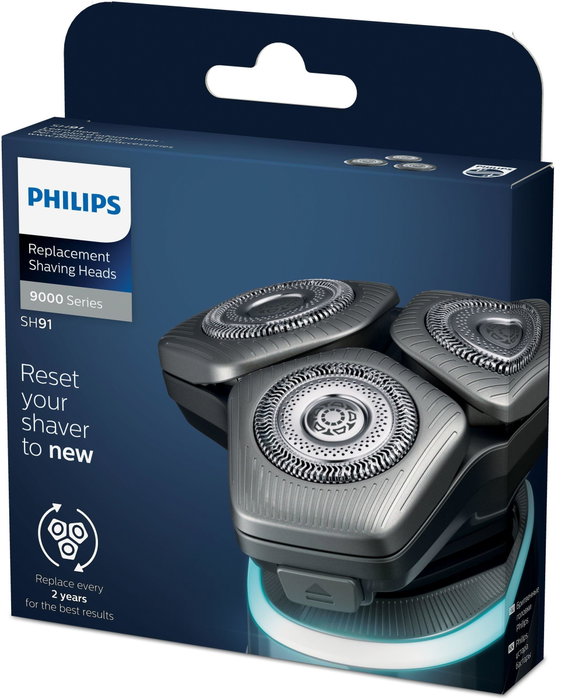 Philips SH91/50 Cabezales de Reemplazo para Afeitadora Eléctrica, Pack de 3