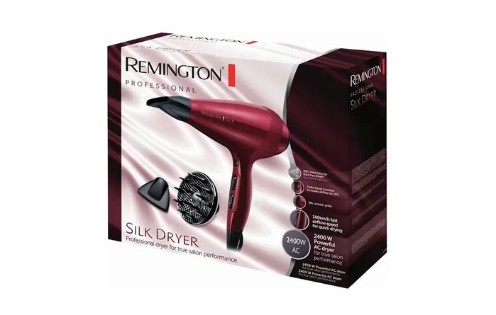 Remington Silk Dryer AC9096 2400W Rojo Remington Silk Dryer AC9096 2400W Rojo
