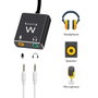 Ewent EC1645 Adaptador de Audio USB Tipo C con 2 Jacks de 3,5 mm