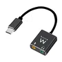 Ewent EC1645 Cable Adaptador Audio USB Tipo C a 2x Jack 3.5mm Hembra 3 Pines 0.15m Aluminio