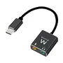 Ewent EC1645 Cable Adaptador Audio USB Tipo C a 2x Jack 3.5mm Hembra 3 Pines 0.15m Aluminio