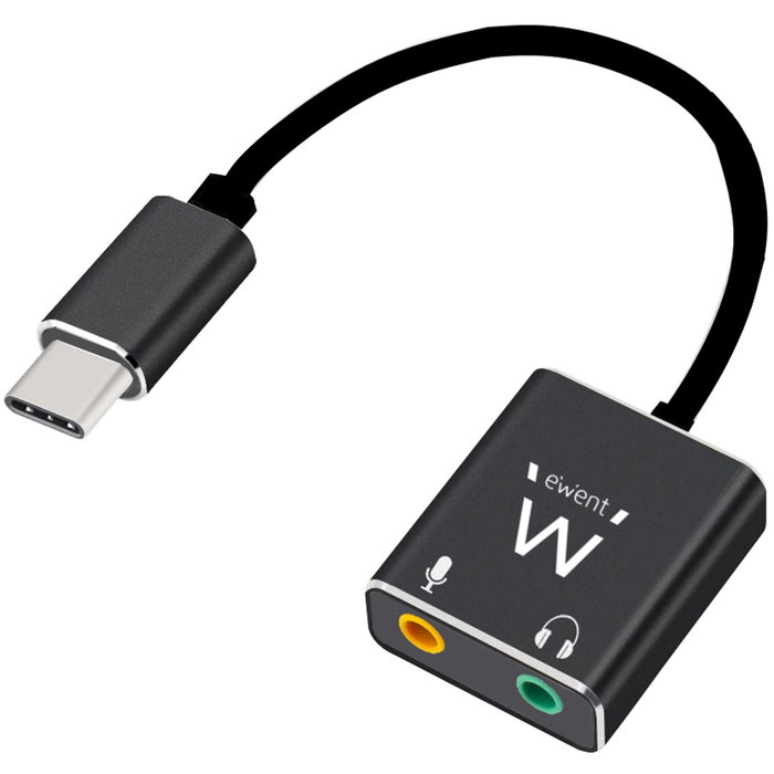 Ewent ec1645 tarjeta de audio usb ewent tarjeta de sonido usb tipo c con 2 jack de 3,5 mm Ewent ec1645 tarjeta de audio usb ewent tarjeta de sonido usb tipo c con 2 jack de 3,5 mm