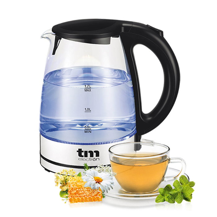 Hervidor TM Electron 1,7 L Cristal Vidrio de Borosilicato Hervidor TM Electron 1,7 L Cristal Vidrio de Borosilicato