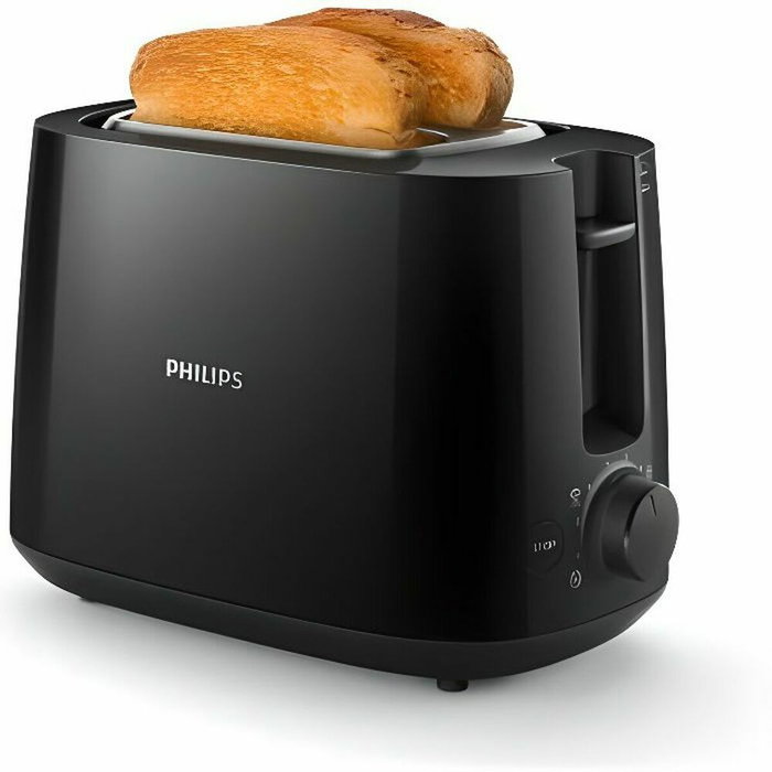 Philips Daily Collection HD2581/90 Tostadora de 2 Ranuras, Negra Philips Daily Collection HD2581/90 Tostadora de 2 Ranuras, Negra