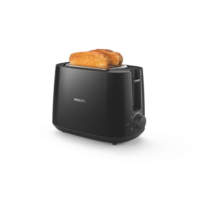 Philips Daily Collection HD2581/90 Tostadora de 2 Ranuras, Negra Philips Daily Collection HD2581/90 Tostadora de 2 Ranuras, Negra