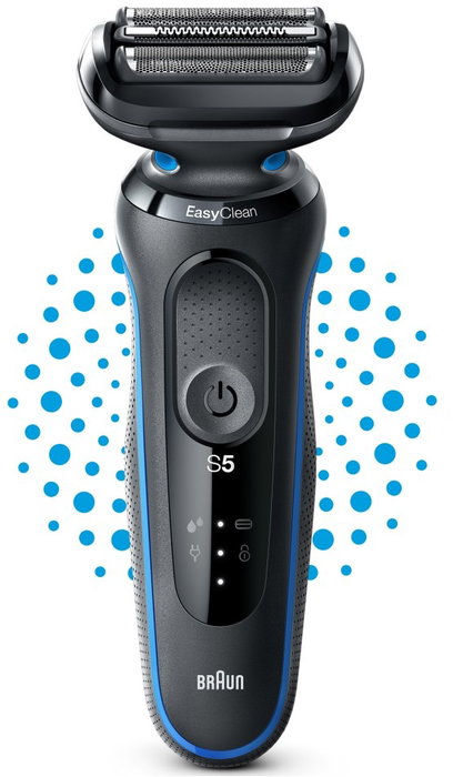 Braun Serie 5 51-B1000s Afeitadora Eléctrica Negro/Azul con Cabezal Lavable Autonomía 50 min Braun Serie 5 51-B1000s Afeitadora Eléctrica Negro/Azul con Cabezal Lavable Autonomía 50 min