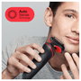 Braun Series 5 51-R1000s Máquina de Afeitar Eléctrica Recargable 3 Cabezales con AutoSense, Tecnología Láminas, Negro/Rojo, A Prueba de Agua, Incluye Cargador