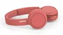 Philips Auriculares Diadema Inalámbricos Bluetooth 5.0 TAH4205RD/00, Con Micrófono Integrado, Supraaural, Plegable, Batería 29h, Color Rojo