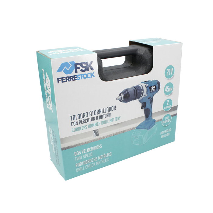 Atornillador eléctrico Ferrestock FSKTAB002 230 V 2 velocidades Atornillador eléctrico Ferrestock FSKTAB002 230 V 2 velocidades