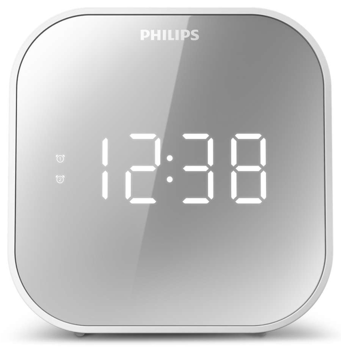 Philips TAR4406/12 Reloj despertador digital Blanco con Radio FM y Puerto USB Philips TAR4406/12 Reloj despertador digital Blanco con Radio FM y Puerto USB