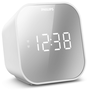 Philips TAR4406/12 Reloj despertador digital Blanco con Radio FM y Puerto USB