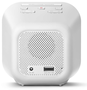 Philips TAR4406/12 Reloj despertador digital Blanco con Radio FM y Puerto USB