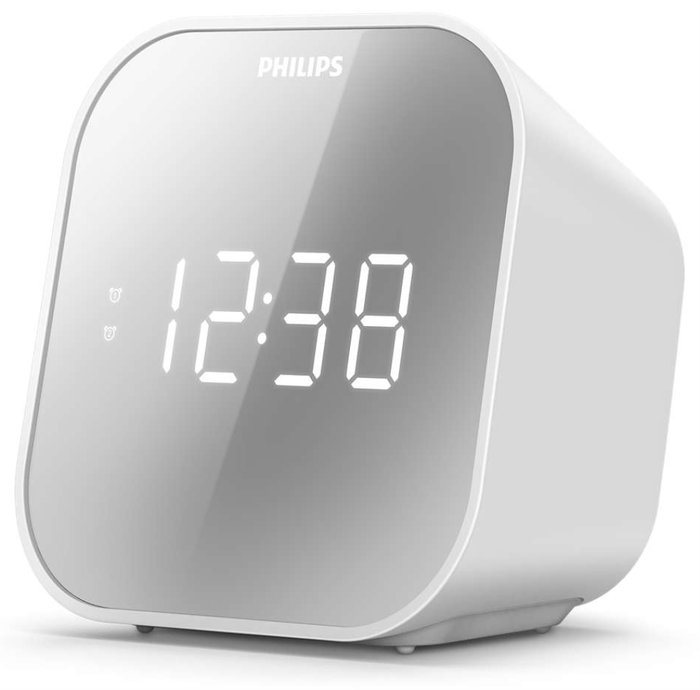 Philips TAR4406/12 Reloj despertador digital Blanco con Radio FM y Puerto USB Philips TAR4406/12 Reloj despertador digital Blanco con Radio FM y Puerto USB