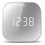 Philips TAR4406/12 Reloj despertador digital con Radio FM y Puerto USB Blanco