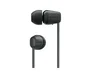 Sony WI-C100 Auriculares Inalambricos Negro, 25 Horas de Autonomía, IPX4, Bluetooth 5.0