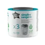Tommee Tippee Recambios Sangenic Simplee Multipack x3 para Cubos de Pañales, Control de Olores, Desde el Nacimiento
