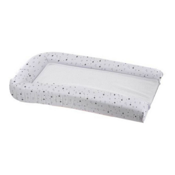 Domiva Cambiador de PVC Blanco con Estampado de Estrellas y 2 Esponjas Removibles