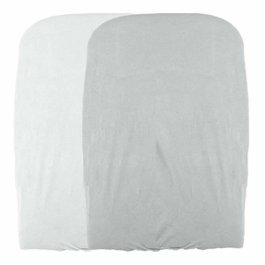 Domiva Juego de 2 fundas cambiador - Blanco / Perla