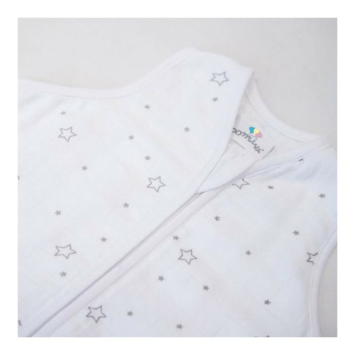 Domiva Saco de dormir de muselina de bambú - 0-6m 70cm - Estampado de estrellas