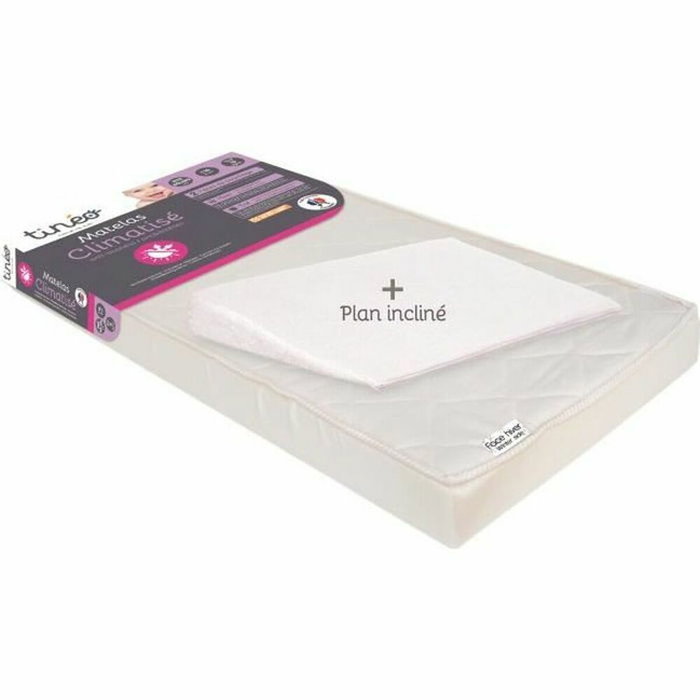 Tineo Colchón climatizado 60x120 cm + plano inclinado 15 ° (juego)
