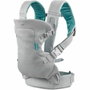 Infantino Portabebés Flip Air Gris con acentos turquesas