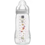 MAM Biberón Easy Active 330 ml para Bebés 6+ Meses, Tetina Ultra Suave Flow X, Cuello Ancho, Sin BPA, Unisex