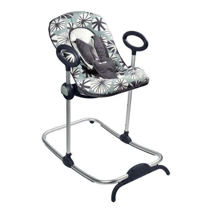 Beaba Hamaca Up & Down I - Nymphea | Hamaca para bebé con sistema patentado de ajuste de altura en 4 posiciones y respaldo reclinable