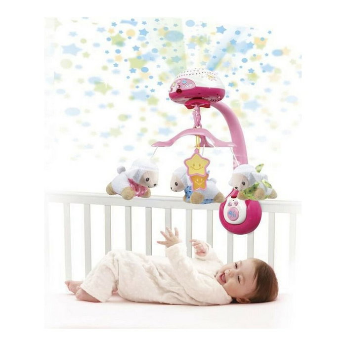 Vtech Baby Lumi Mobile Contador de ovejas rosa