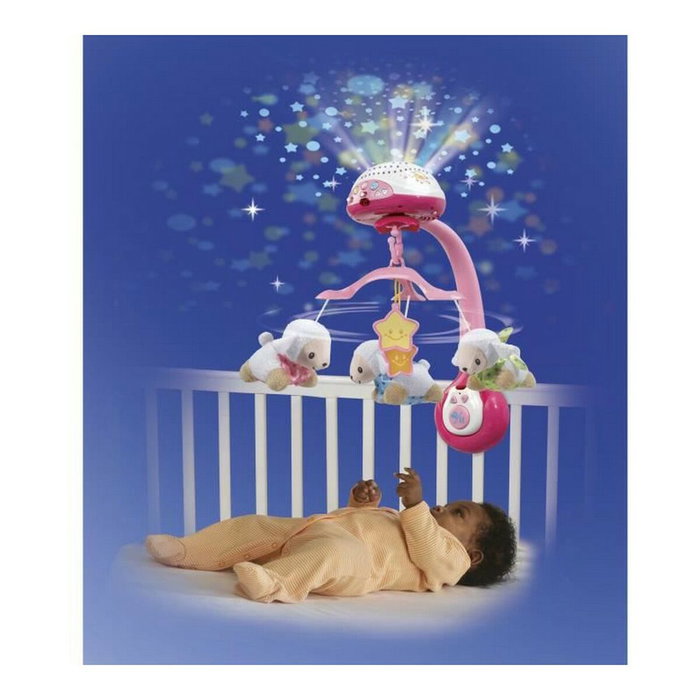 Vtech Baby Lumi Mobile Contador de ovejas rosa