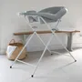Thermobaby Bañera Lagoon Encanto Gris con Asiento Integrado para Bebé (0-12 meses)