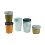 Beaba Set 2a edad clip 8 porciones - 4x150ml + 4x250ml