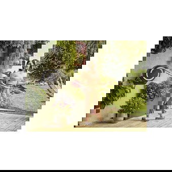 Gardena RollUp M Carrete de pared automático para manguera 20 m blanco