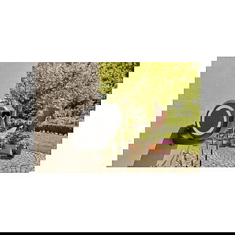 Gardena RollUp M Carrete de pared automático para manguera 20 m blanco