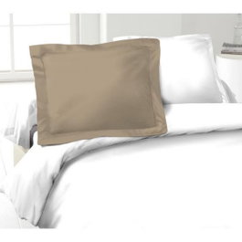 Lovely Home Juego de 2 fundas de almohada 100% algodón 50x70 cm - Beige
