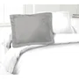 Lovely Home Juego de 2 fundas de almohada 100% Algodón 50x70 cm Gris Claro