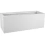 Eda Jardinera de Plástico Graphit Up - 57 L - Dimensiones 79.5 x 29.5 x 29.5 cm - Ceruse Blanco