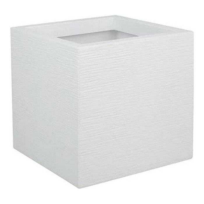 Eda Caja de flores cuadrada Graphit Up 21 L - Blanco encalado Eda Caja de flores cuadrada Graphit Up 21 L - Blanco encalado