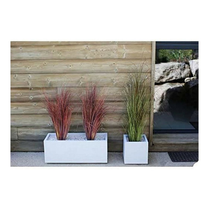 Eda Caja de flores cuadrada Graphit Up 21 L - Blanco encalado Eda Caja de flores cuadrada Graphit Up 21 L - Blanco encalado