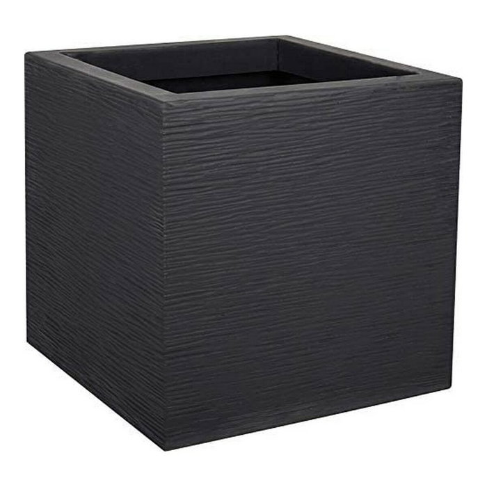 Eda Caja de Flores Cuadrada Graphit Up Gris Antracita 21 L