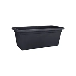 Elho Jardiniere Green Basics 60 Maceta Exterior XXL Negro 29.5 x 59.2 x 27.7 cm