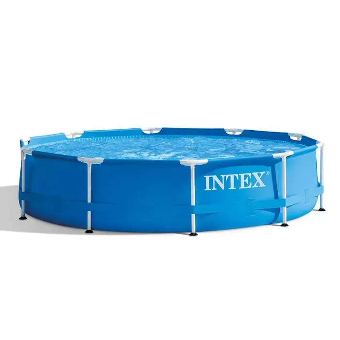 Intex Piscina Redonda Metal Frame 305x76 cm con Depuradora Intex Piscina Redonda Metal Frame 305x76 cm con Depuradora